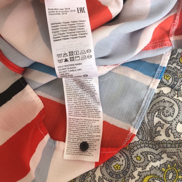 FINAL SALE ASOS wrap style blouse - Picture 9 of 9